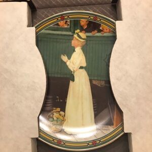 Norman Rockwell plate  